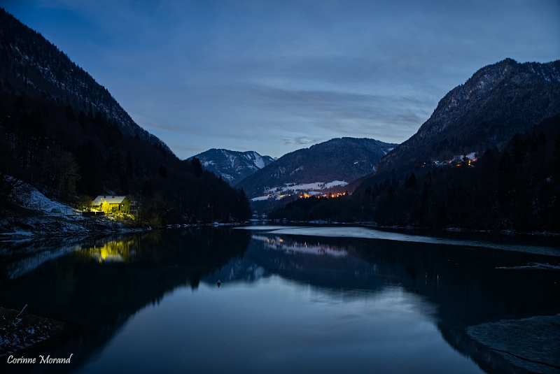 Lumières sur le barrage du Jotty