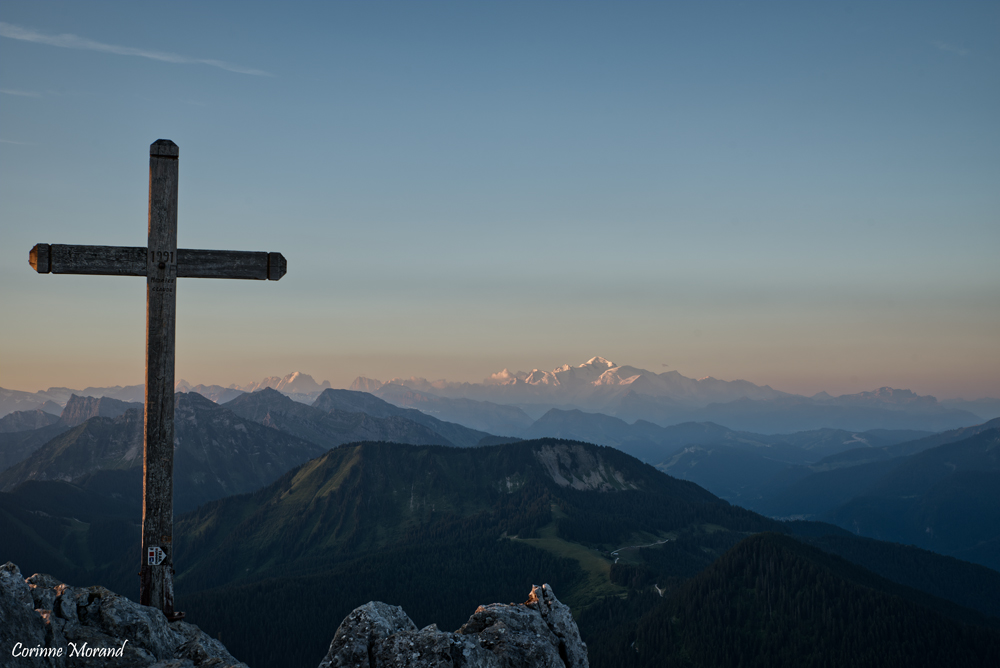 Vue sur le Mont-Blanc