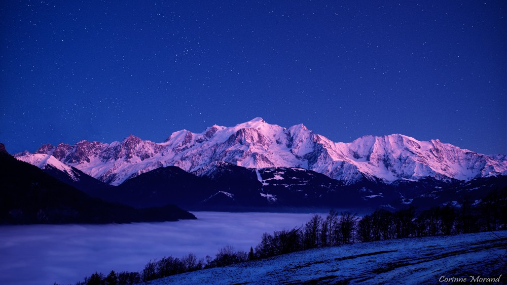 Le splendide Mont-Blanc