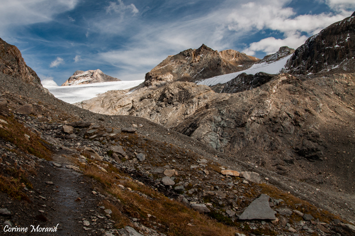 Fin de journée sur le glacier de Rhêmes-Golette
