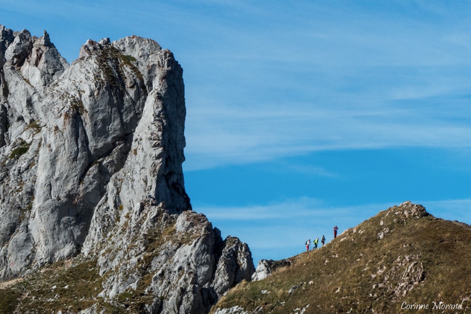 Sur les crêtes